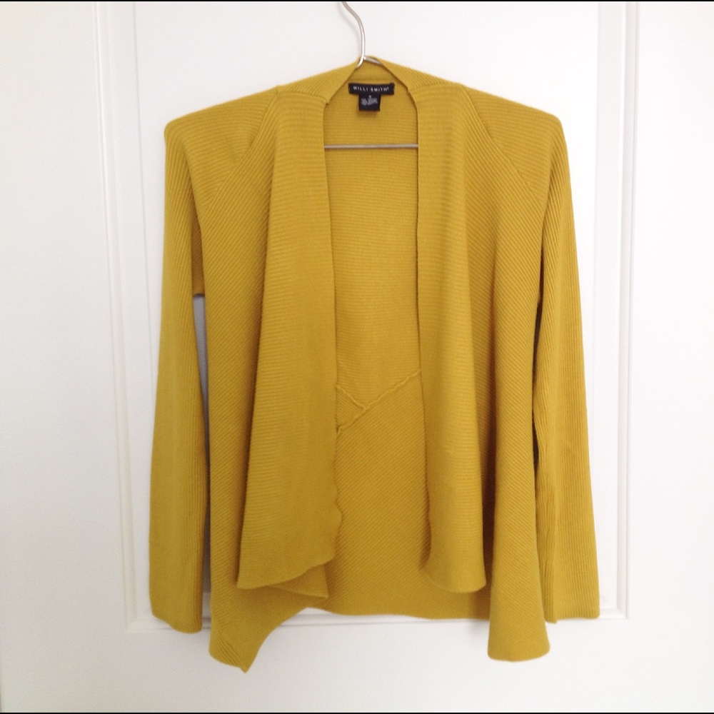 Asymmetrical Chartreuse Sweater
