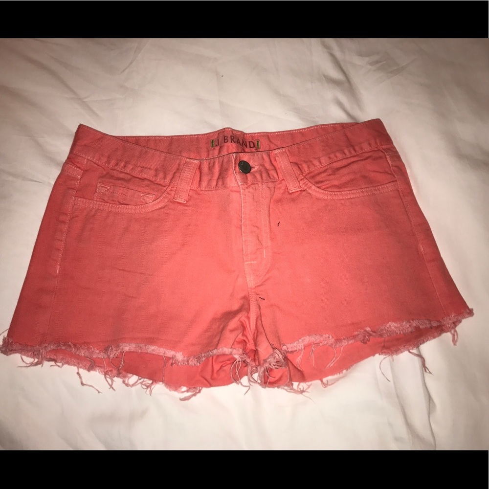 J Brand Coral Jean Shorts
