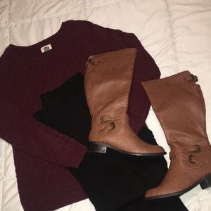 NEW brown riding boots