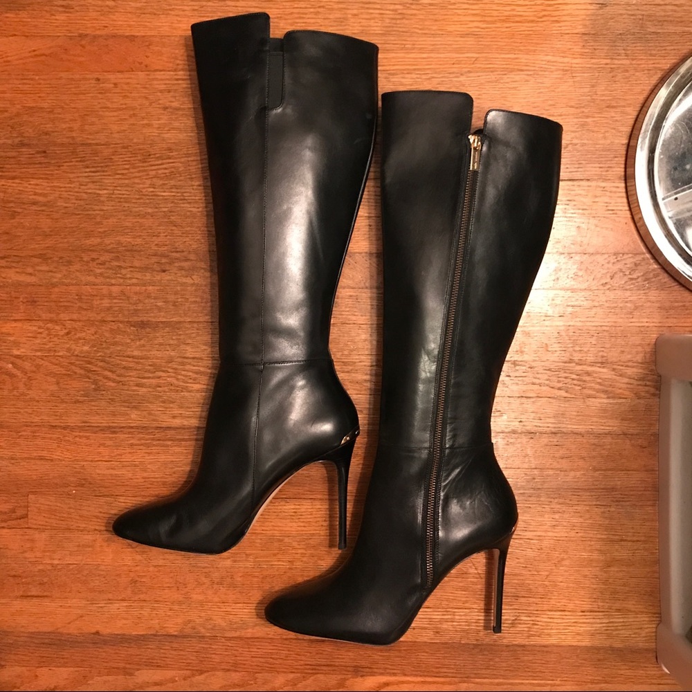 Michael Kors Black Leather Boots *pending purchase