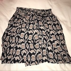 John Galt Brandy Melville Patterned Skirt