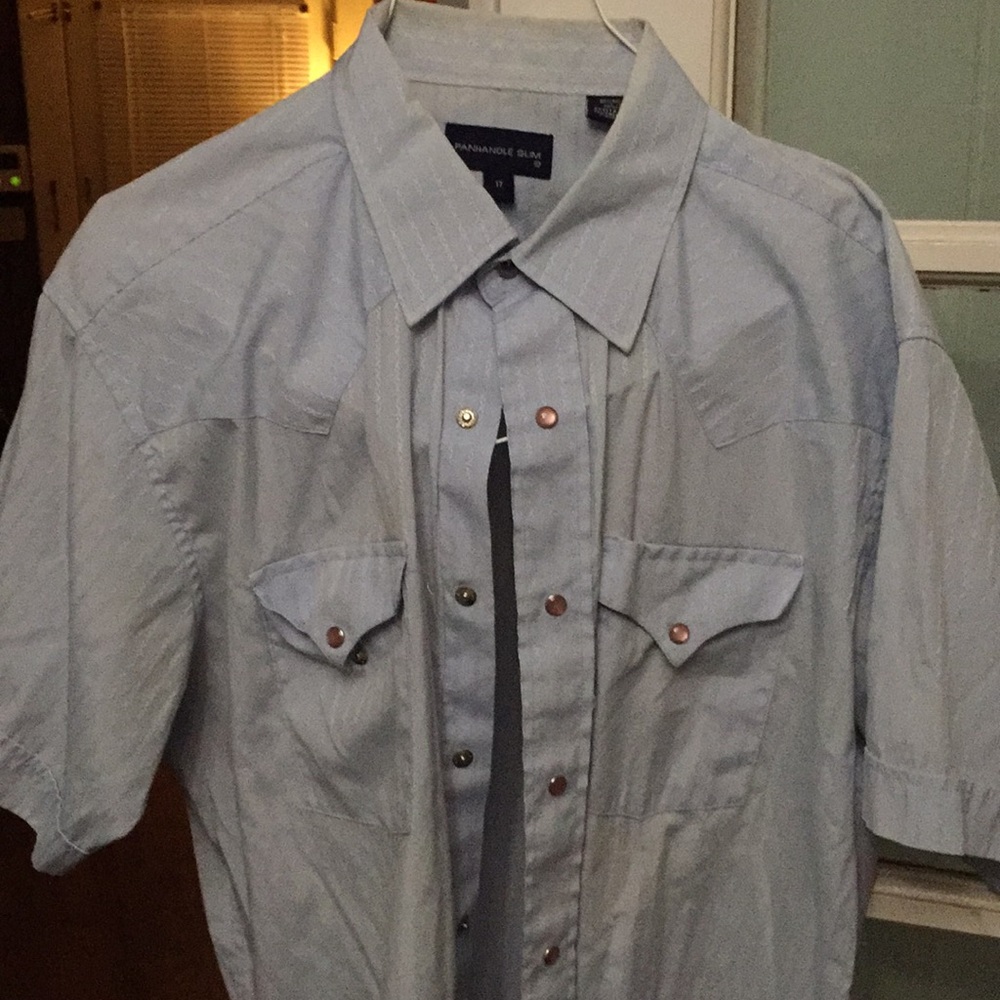 Panhandle slim short sleeve western shirt