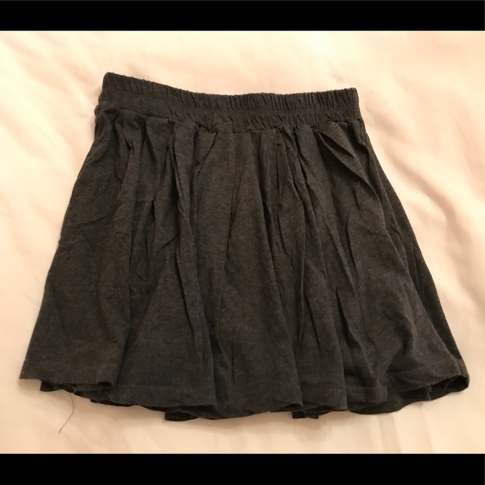 Brandy Melville Grey Mini Skirt