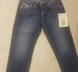 True Religion Cropped denim