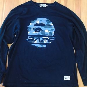 Bape long sleeve t-shirt