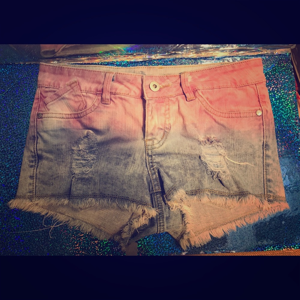 Vero Moda Ombré Wash Jean Shorts