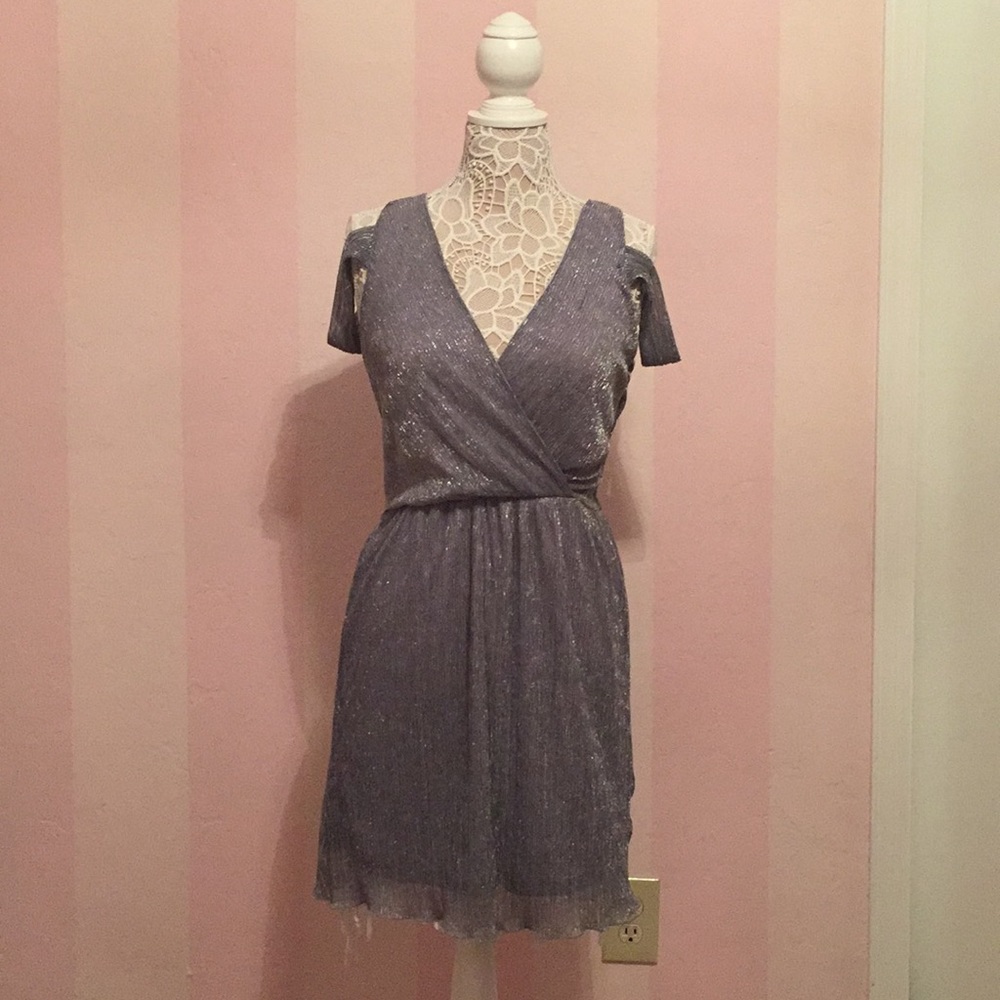 Silver party dress