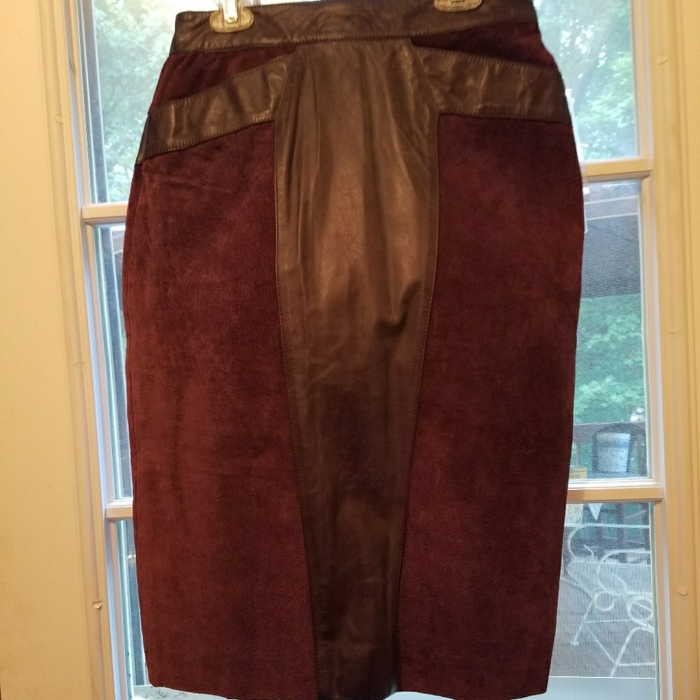 Bermans Leather skirt