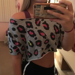 70's inspired Forever 21 crop top
