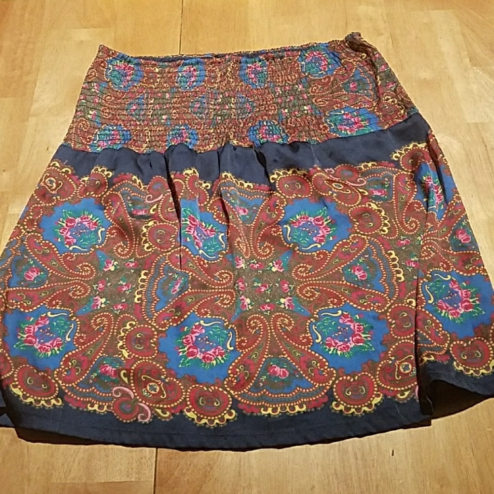 Paisley multi color tube top