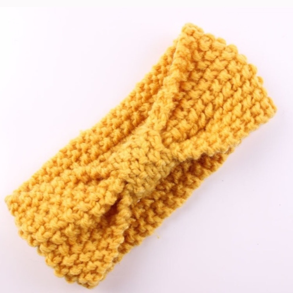 ✅SOLD✅Yellow Baby Crochet Headband One Size