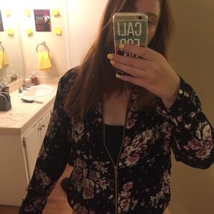 Black rose jacket