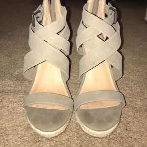 Beige Wedges