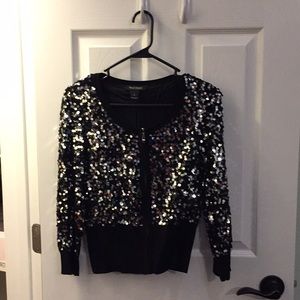 White House Black Market Sequin Sweater