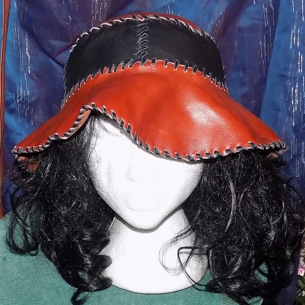 Leather-Hat "just-Lady-like" in brown