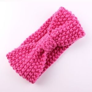 ✅SOLD✅Fuschia Pink Crochet Headband Baby One Size