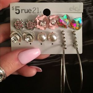 earrings bought from "rue 21 etc!"