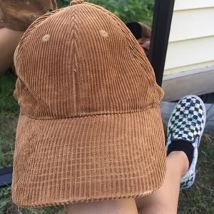 Vintage Brown Corduroy Baseball Dad Cap