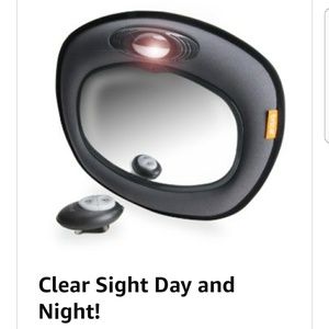 BRICA Day & Night Light Musical Auto Mirror