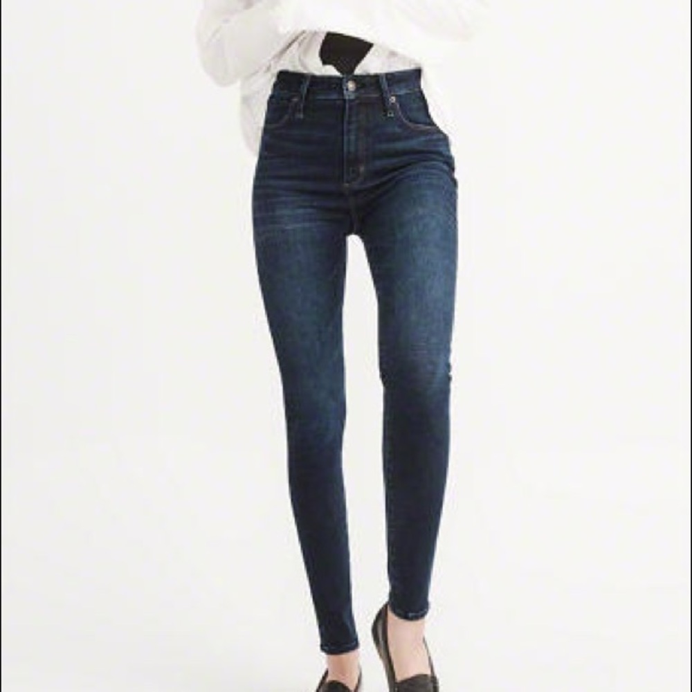 Abercrombie and Fitch High Waisted Skinny Jeans