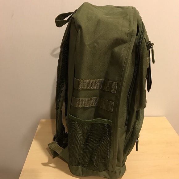 Olive Military Tactical Backpack - Picture 2 of 5