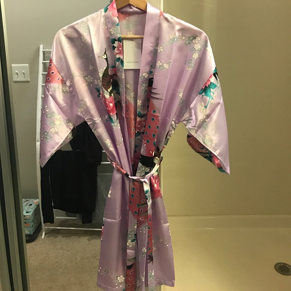Wedding Floral Robe