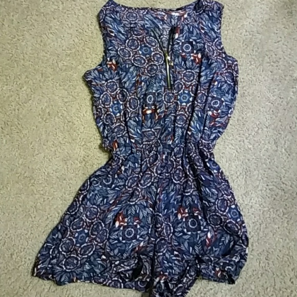 Multi-print Romper - Picture 1 of 3