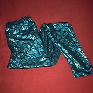 Mermaid scale leggings