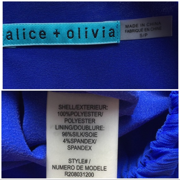 Alice + Olivia Briar Pleated Bell-sleeve Top - Picture 3 of 8