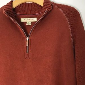 Tommy Bahama 1/4 Zip pullover sweater Medium men