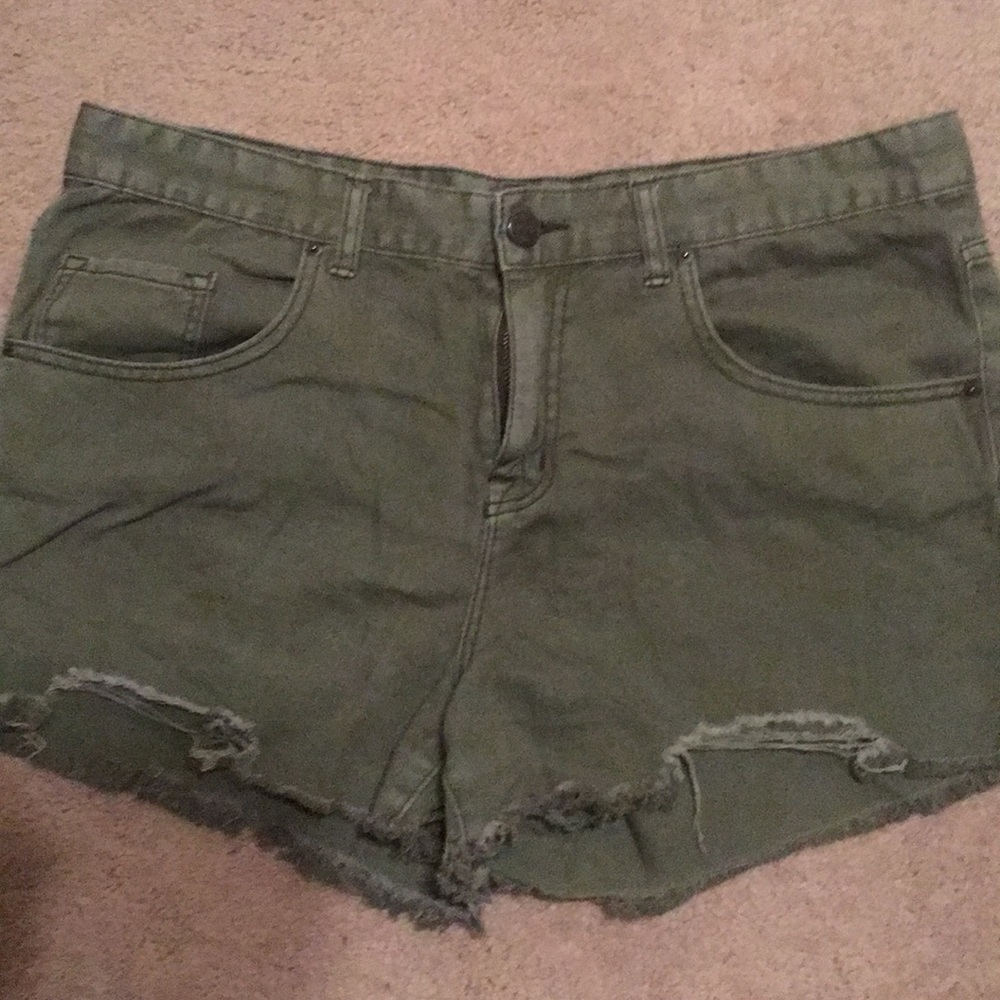 BDG Mid Rise Denim Shorts