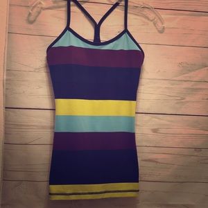 Lululemon Size 4 striped top