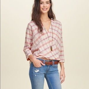 Hollister Wrap Front Top