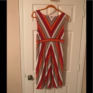 Calvin Klein size 14 retro cotton dress