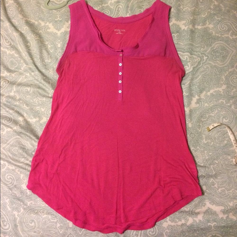 Merona button-down Tank