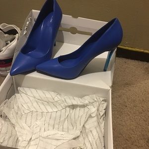 Blue Aldo pumps