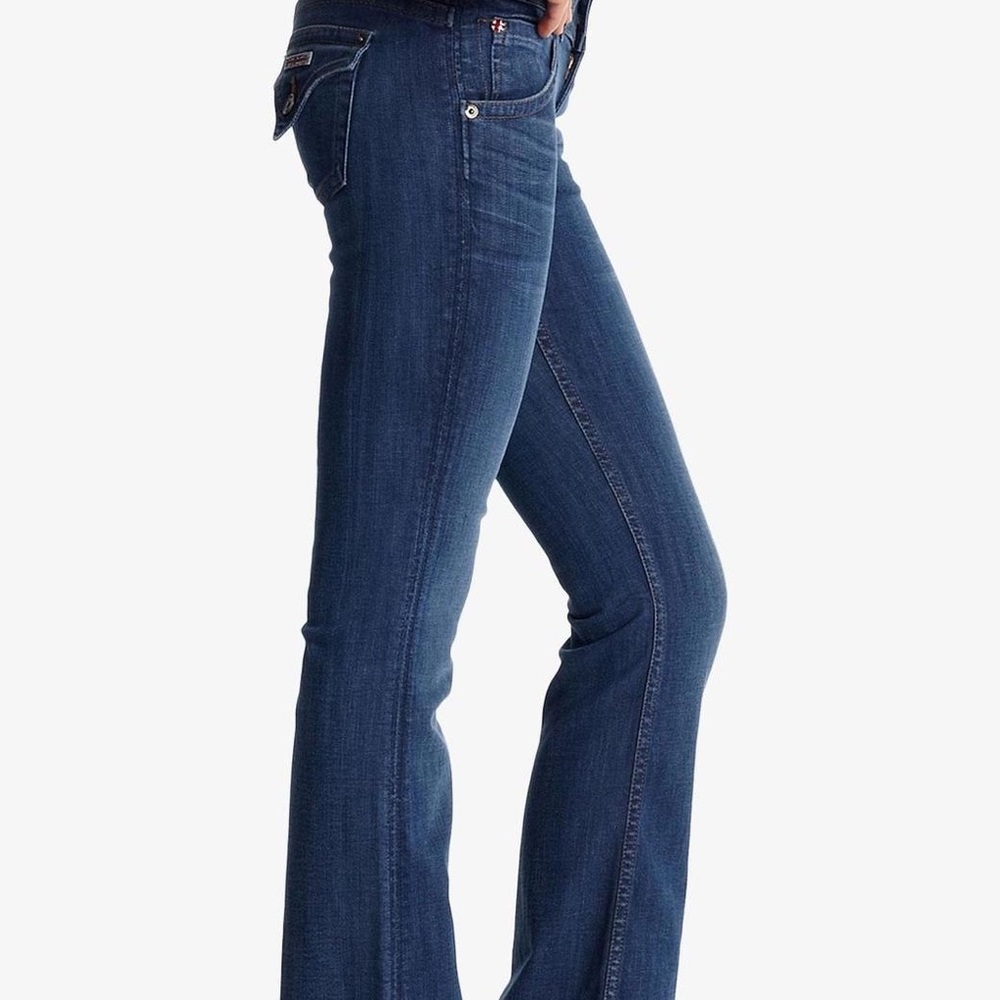 HUDSON DISTRESSED BOOTCUT WOMEN JEANS.