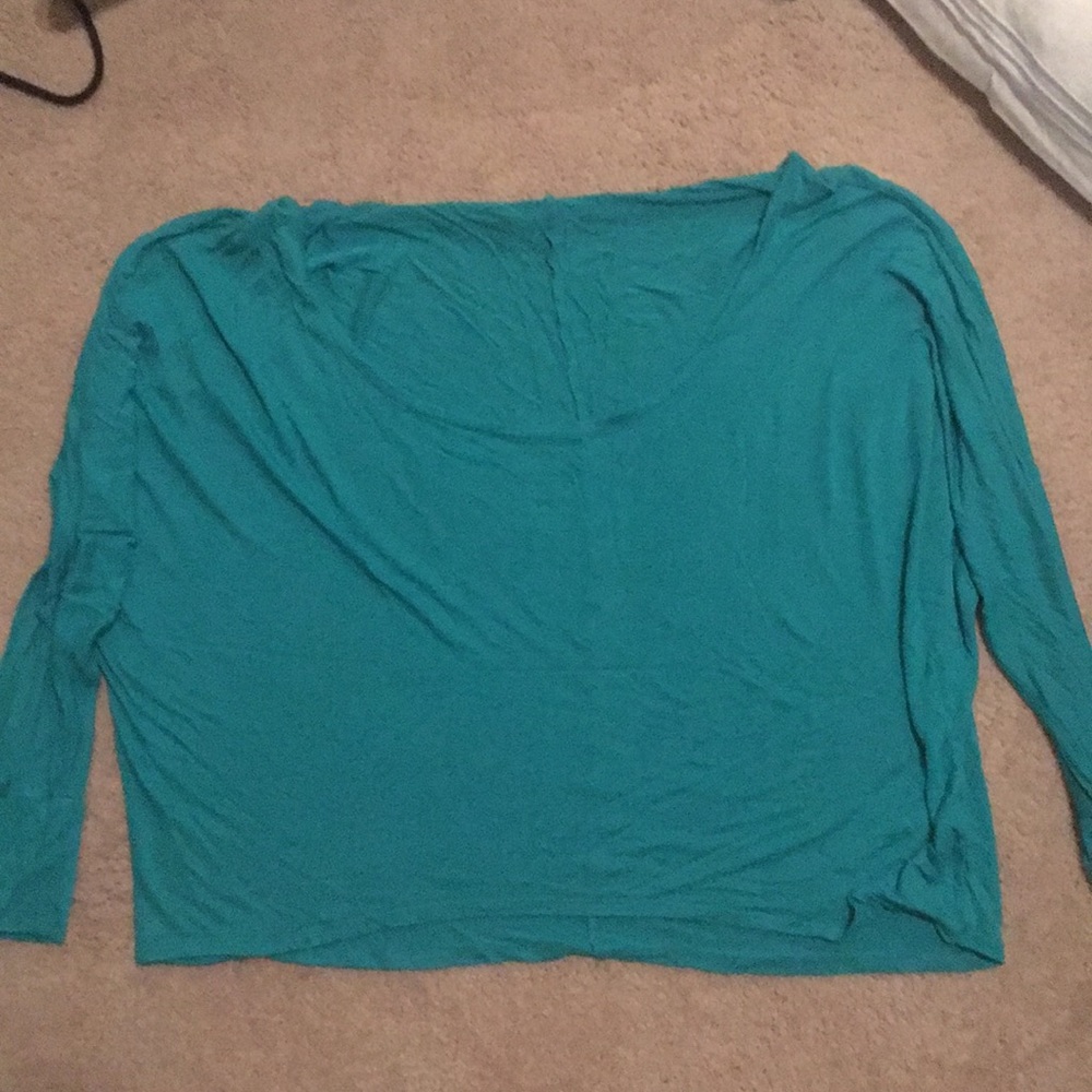 Blue dolman top