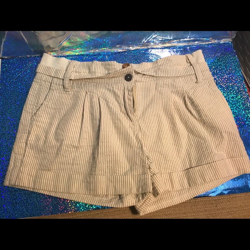 American Rag Khaki Pin Stripe Shorts