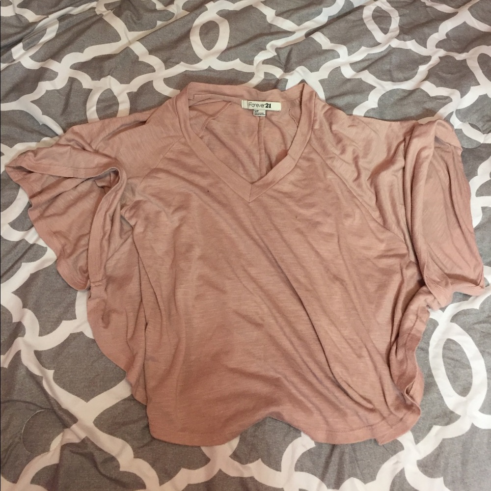 Forever 21 flowy crop top