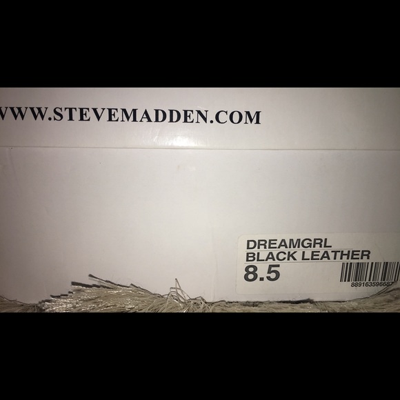 Steve Madden DreamGrl Black Leather - Picture 6 of 6