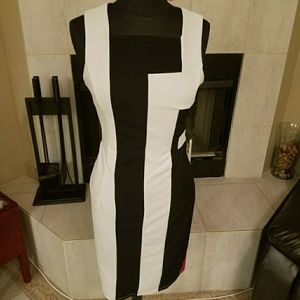 Black and white dress