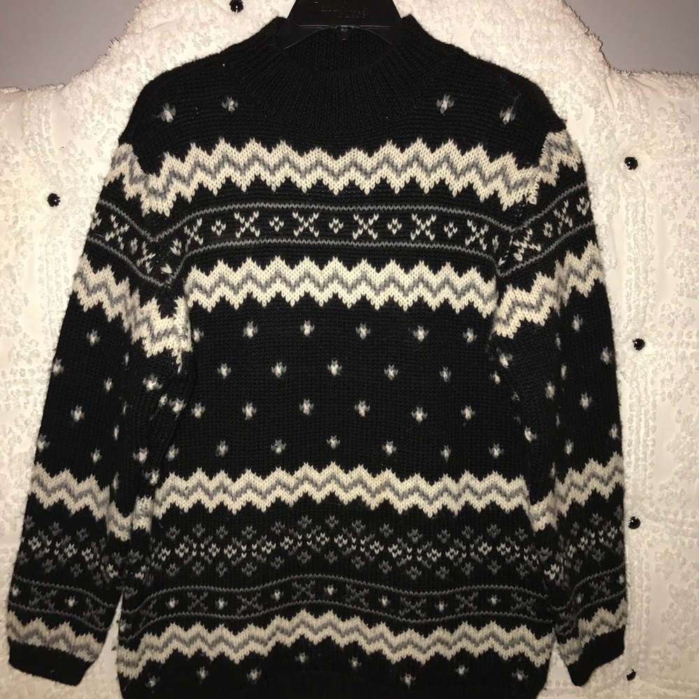 VINTAGE Liz Claiborne Oversized Sweater 100% Wool