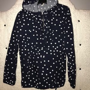 St. John's Bay Cotton polka dot pullover