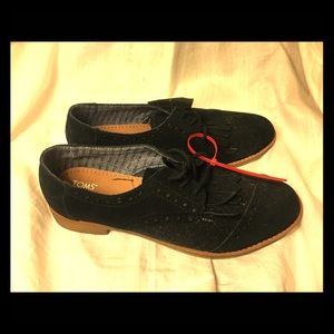 🔥 New TOMS Brogues Shoe black size 9.5