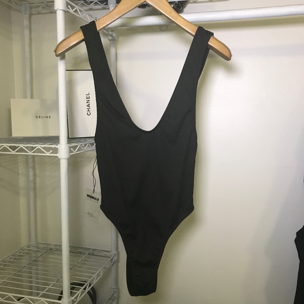 MINIMALE ANIMALE The Babe one piece in black SMALL