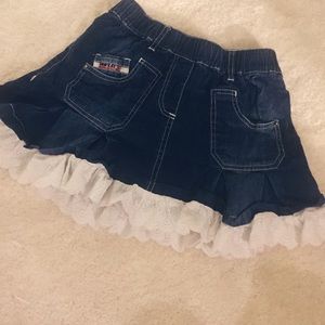 Girls denim skirt