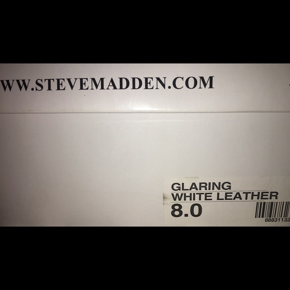 Steve Madden Glaring White Leather - Picture 7 of 7