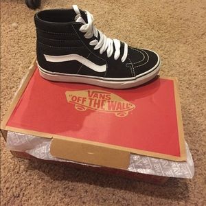 VANS sk8-hi black size 7