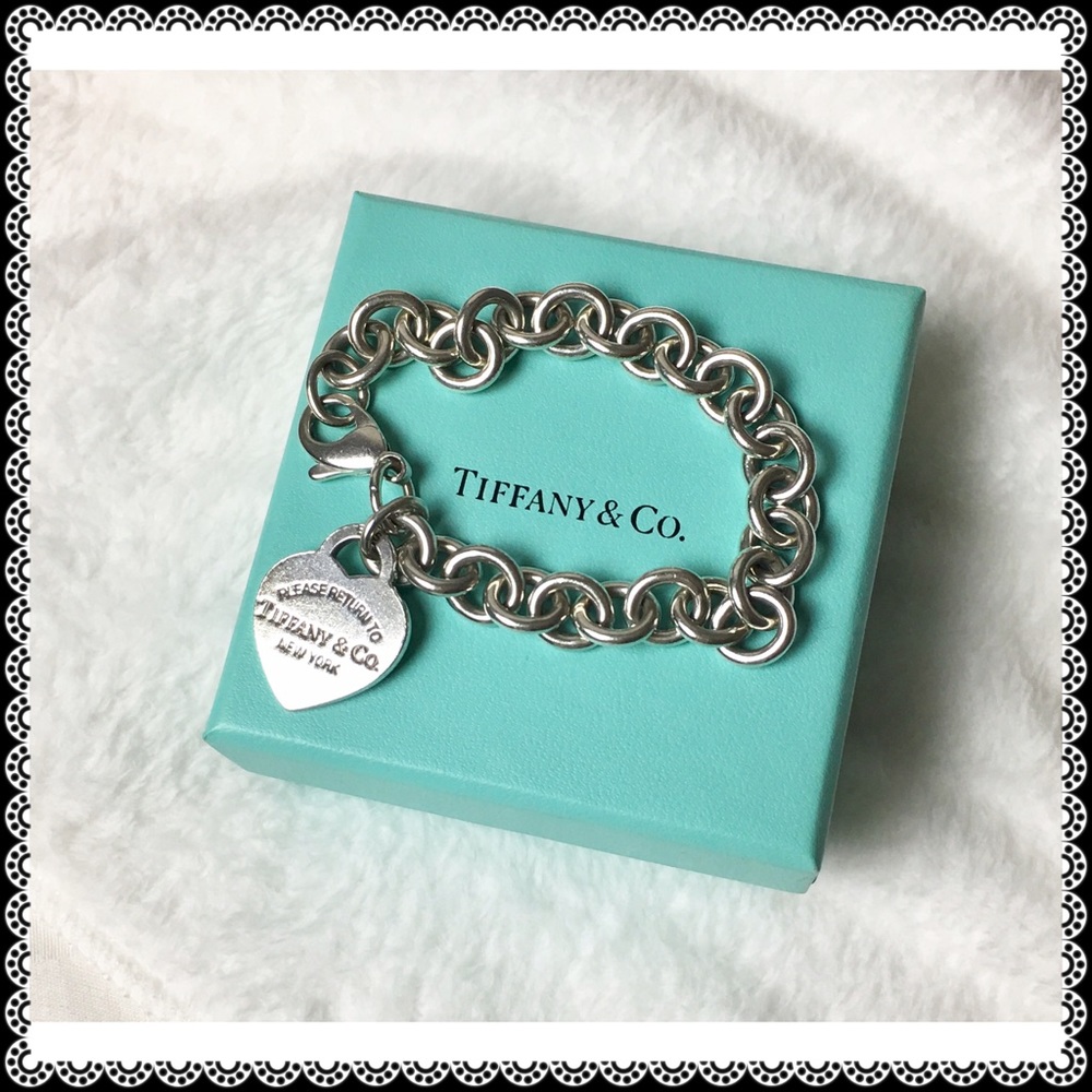 Tiffany & Co Heart Tag Bracelet--Sterling Silver